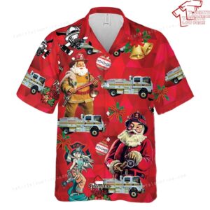 SOUTH AUSTRALIA SA COUNTRY FIRE SERVICE Christmas Hawaiian Shirt