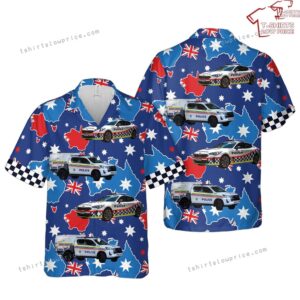 Western Australia Police Force Australia Day Hawaiian Shirt