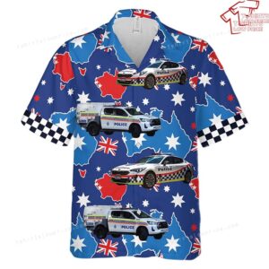 Western Australia Police Force Australia Day Hawaiian Shirt