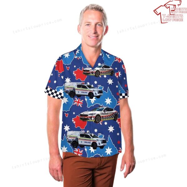 Western Australia Police Force Australia Day Hawaiian Shirt Western Australia Police Force Australia Day Hawaiian Shirt