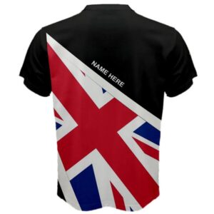 Custom Name United Kingdom Flag Coat of Arms T-shirt