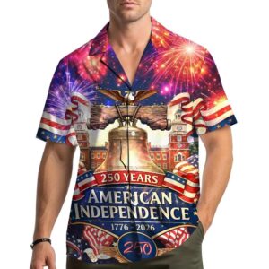 Happy Fourth of July USA Flag Hawaiian Shirt 4