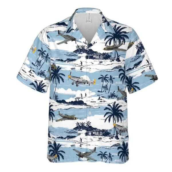 Blue Pastel Aircraft Hawaiian Shirt Blue Pastel Aircraft Hawaiian Shirt