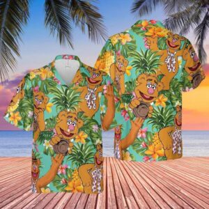 The Muppet Fozzie Bear Hawaiian Shirt