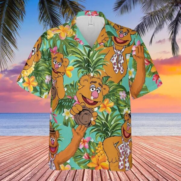 The Muppet Fozzie Bear Hawaiian Shirt The Muppet Fozzie Bear Hawaiian Shirt