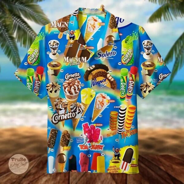 Ice Cream Hawaiian Shirt Ice Cream Hawaiian Shirt