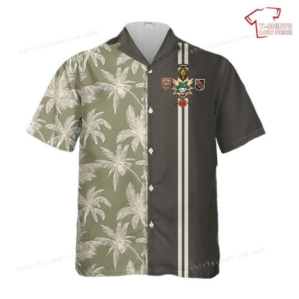 US Army Command and Control South – MACV-SOG CCS Patch Hawaiian Shirt US Army Command and Control South – MACV-SOG CCS Patch Hawaiian Shirt