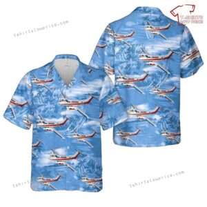 US Army Corps of Engineers Beechcraft 200 airplane Hawaiian Shirt