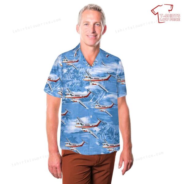 US Army Corps of Engineers Beechcraft 200 airplane Hawaiian Shirt US Army Corps of Engineers Beechcraft 200 airplane Hawaiian Shirt