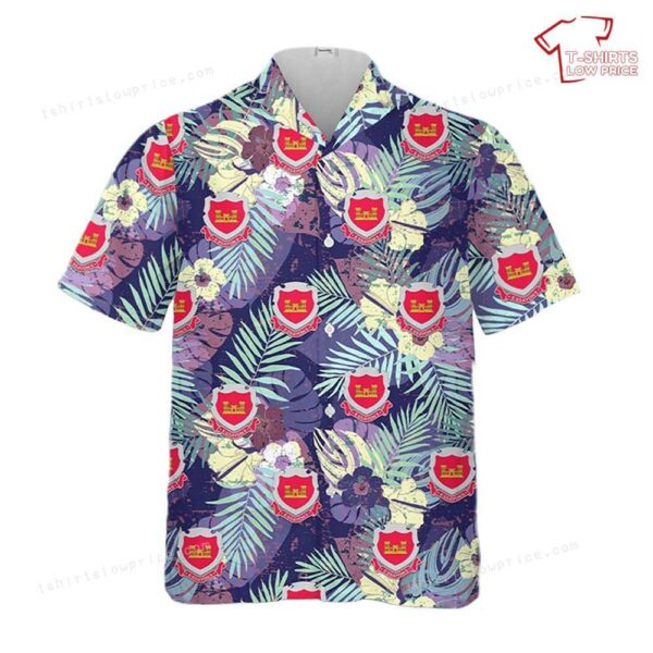US Army Corps of Engineers Essayons Hawaiian Shirt US Army Corps of Engineers Essayons Hawaiian Shirt