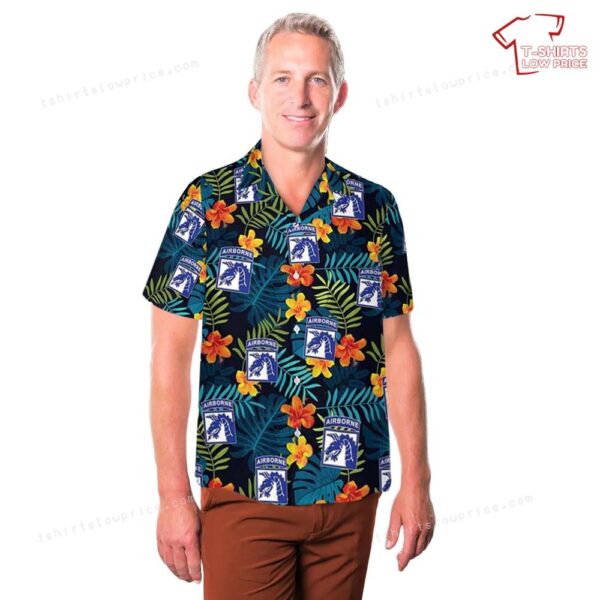 US Army Corps XVIII Airborne Corps Hawaiian Shirt US Army Corps XVIII Airborne Corps Hawaiian Shirt