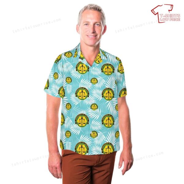 US Army Corrections Command (ACC) Distinctive Unit Insignia Hawaiian Shirt