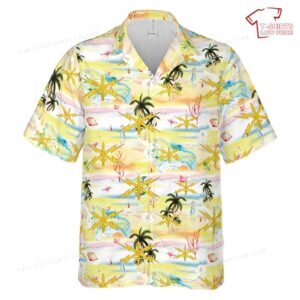 US Army Cyber Corps Branch Insignia Hawaiian Shirt