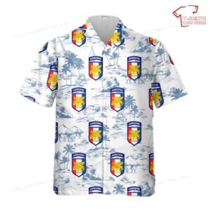 US Army D Battery, 1-509th ABCT Southern European Task Force (SETAF) Hawaiian Shirt