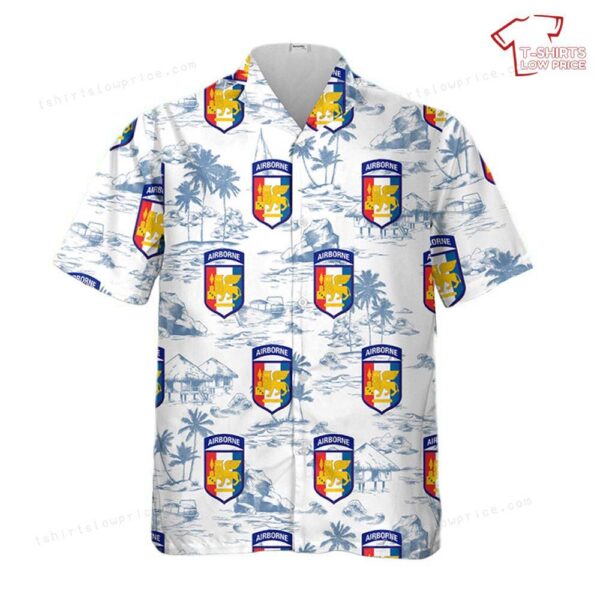 US Army D Battery, 1-509th ABCT Southern European Task Force (SETAF) Hawaiian Shirt