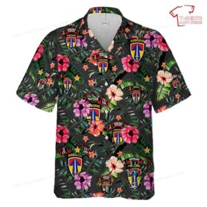 US Army D Company (RANGER), 75th Infantry (AIRBORNE), 2nd Field Force Hawaiian Shirt