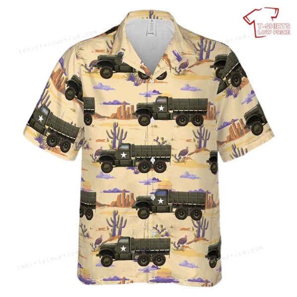 US Army Diamond T 967 Cargo Hawaiian Shirt US Army Diamond T 967 Cargo Hawaiian Shirt