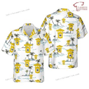 US Army Dist. Pistol Shot Badge Hawaiian Shirt