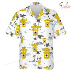 US Army Dist. Pistol Shot Badge Hawaiian Shirt