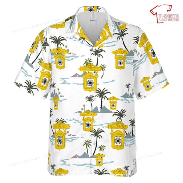 US Army Dist. Pistol Shot Badge Hawaiian Shirt US Army Dist. Pistol Shot Badge Hawaiian Shirt