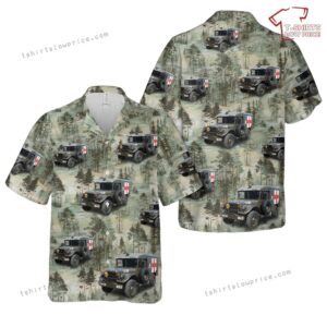 US Army Dodge M43 Ambulance (3-4 ton) Hawaiian Shirt