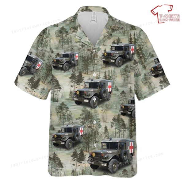 US Army Dodge M43 Ambulance (3-4 ton) Hawaiian Shirt US Army Dodge M43 Ambulance (3-4 ton) Hawaiian Shirt