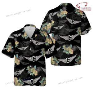 US Army Door Gunner Badge (Wings) Hawaiian Shirt