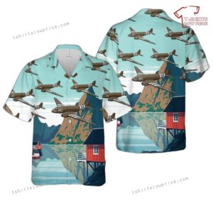 US Army Douglas C-47 Skytrain Hawaiian Shirt