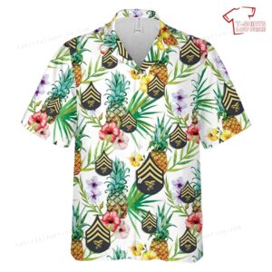 US Army Dress Chevron Sergeant Quartermaster corps 1913-1917 Hawaiian Shirt