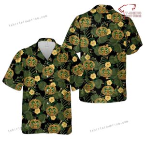 US Army Drill Sergeant Identification Badge Hawaiian Shirt