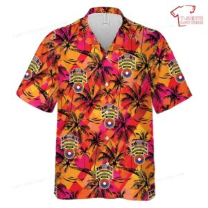 US Army E Company (RANGER), 75th Infantry (AIRBORNE), 9th Infantry Division Hawaiian Shirt