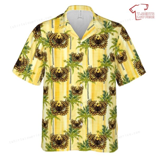 US Army Eagle Rising Warrant Officer Hawaiian Shirt US Army Eagle Rising Warrant Officer Hawaiian Shirt