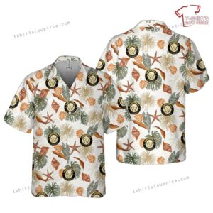 US Army Echo Company 51st Infantry Long Range Surveillance Pocket Hawaiian Shirt