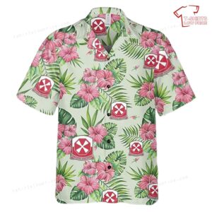US Army Eighth Army 8th Army Band Regular Fit Hawaiian Shirt