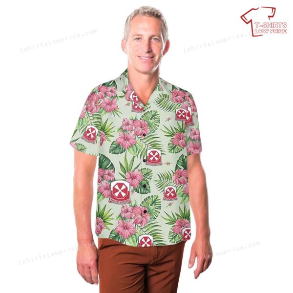 US Army Eighth Army 8th Army Band Regular Fit Hawaiian Shirt US Army Eighth Army 8th Army Band Regular Fit Hawaiian Shirt