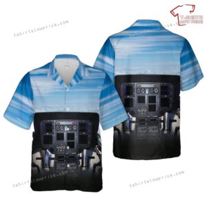 US Army Eurocopter UH-72A Lakota #07-2057 Cockpit Hawaiian Shirt