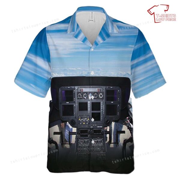 US Army Eurocopter UH-72A Lakota #07-2057 Cockpit Hawaiian Shirt US Army Eurocopter UH-72A Lakota #07-2057 Cockpit Hawaiian Shirt