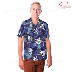 US Army Europe and Africa USAREUR AF Hawaiian Shirt 3