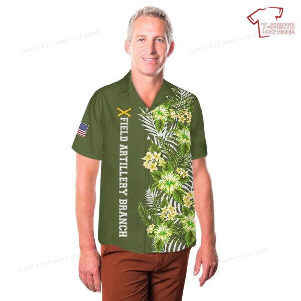 US Army Field Artillery Branch Hawaiian Shirt US Army Field Artillery Branch Hawaiian Shirt