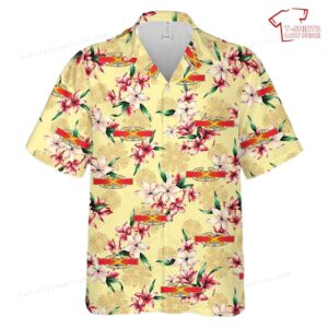 US Army Field Artillery Combat Artilleryman Badge Hawaiian Shirt