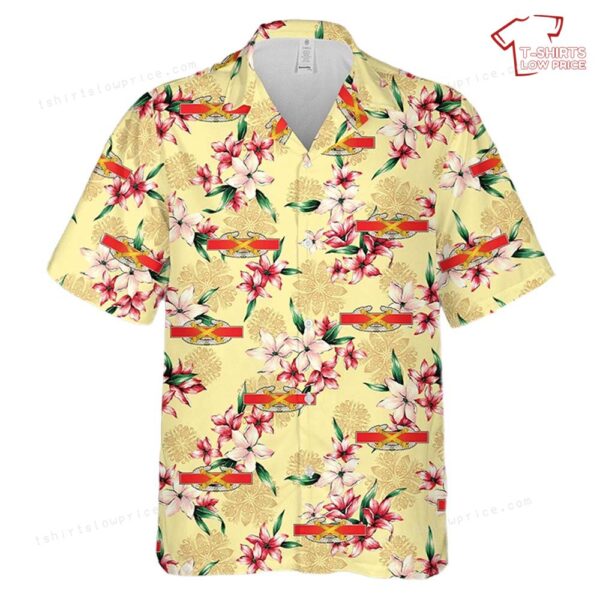 US Army Field Artillery Combat Artilleryman Badge Hawaiian Shirt US Army Field Artillery Combat Artilleryman Badge Hawaiian Shirt