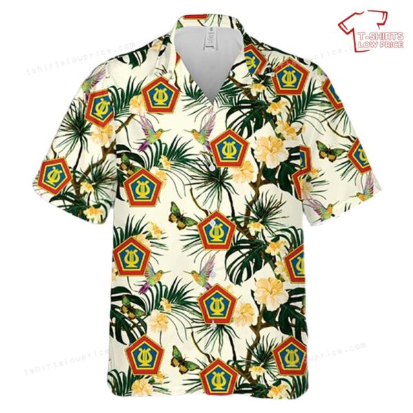 US Army Field Band Hawaiian Shirt US Army Field Band Hawaiian Shirt