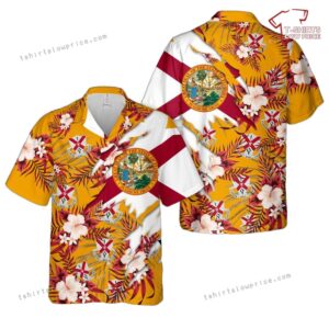 US Army Florida Army National Guard, 124th Infantry Regiment Hawaiian Shirt