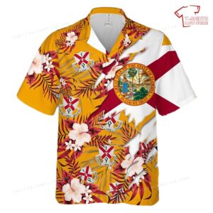 US Army Florida Army National Guard, 124th Infantry Regiment Hawaiian Shirt