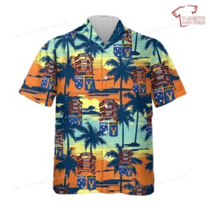 US Army G Company (RANGER), 75th Infantry (AIRBORNE), Americal Division Hawaiian Shirt