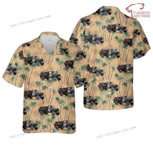 US Army G7107 4×4 1,5T Cargo Truck WW2 Hawaiian Shirt