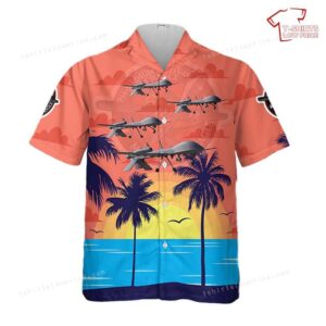US Army General Atomics MQ-1C Gray Eagle 70111 Hawaiian Shirt