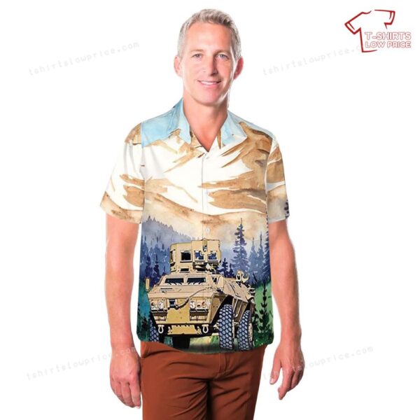 US Army Georgia Army National Guard M1200 Guardian Armored Knight Hawaiian Shirt US Army Georgia Army National Guard M1200 Guardian Armored Knight Hawaiian Shirt