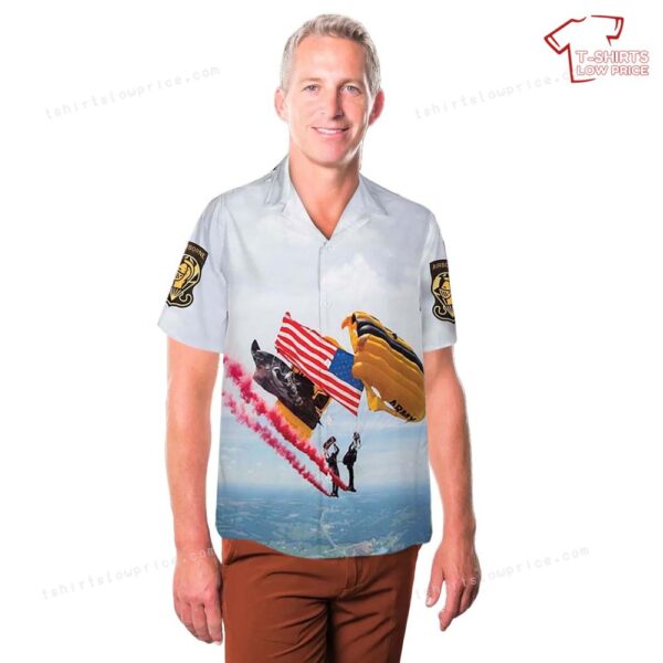US Army Golden Knights Air Show Hawaiian Shirt
