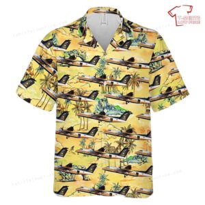 US Army Golden Knights Bombardier C-147A Hawaiian Shirt